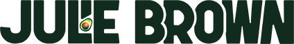 Julie Brown Logo Dark w-Avocado